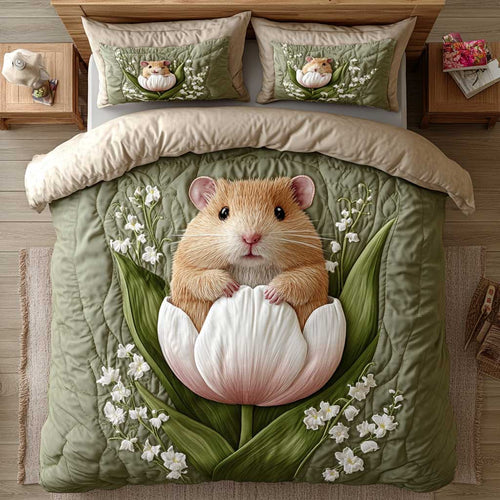 Adorable Hamster Lily WP0801002CL Duvet Cover Set