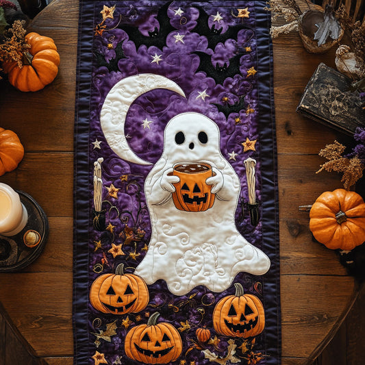 Phantom Ghost Embrace WN2507061CL Quilted Table Runner