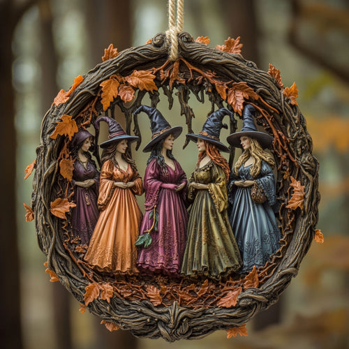 Forest Witch Sisters WN0312004CL Christmas Ornament