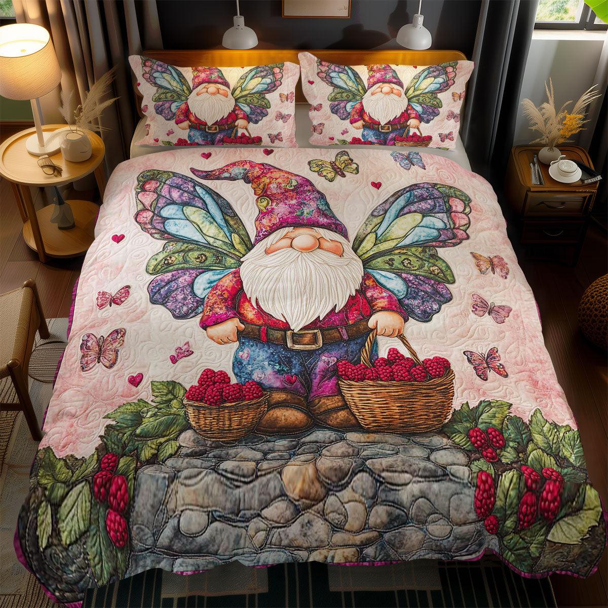 Gnome’s Berry Basket WN0801084CL Duvet Cover Set