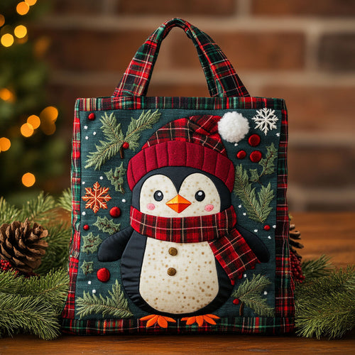 Sweet Penguin CW3110042CL Quilted Tote Bag