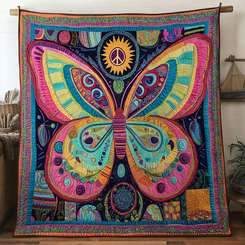 Sun Dance Butterfly WN1201068CL Quilt