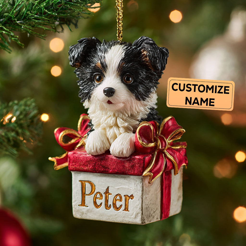 Puppy Cheer CP2911012CL Personalized Christmas Ornament