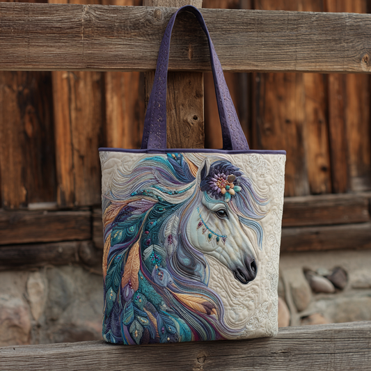 Elegant Horse XR0212028CL Quilted Tote Bag