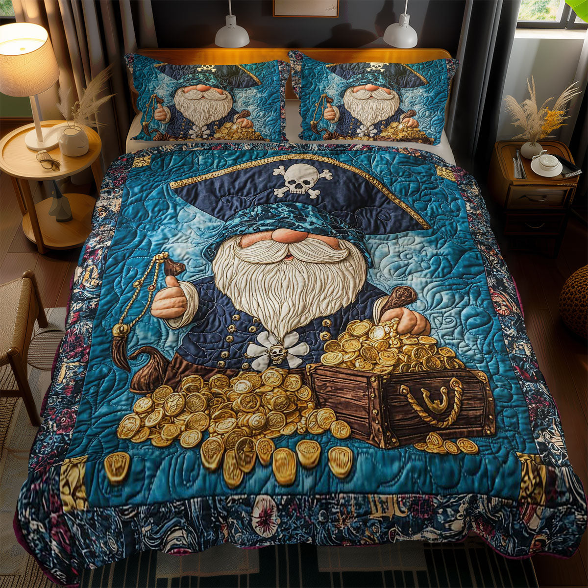 Gold Hoard Gnome WN0901078CL Duvet Cover Set