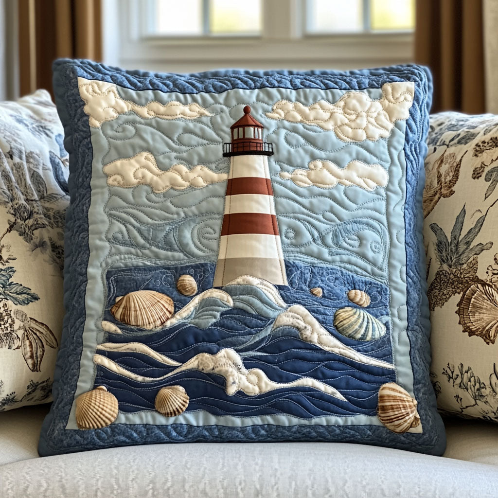 Nautical Beacon CP1601011CL Quilt Pillow Case