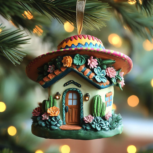 Cactus House Winter Light WN1112013CL Christmas Ornament
