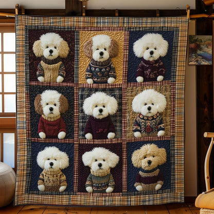 Plaid And Bichon WN2301035CL Quilt