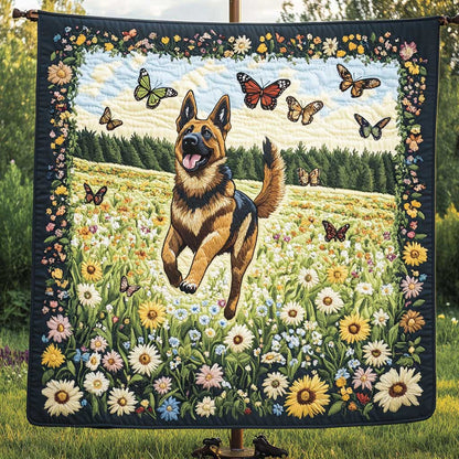 Butterfly German Shepherd WN0303006CL Quilt