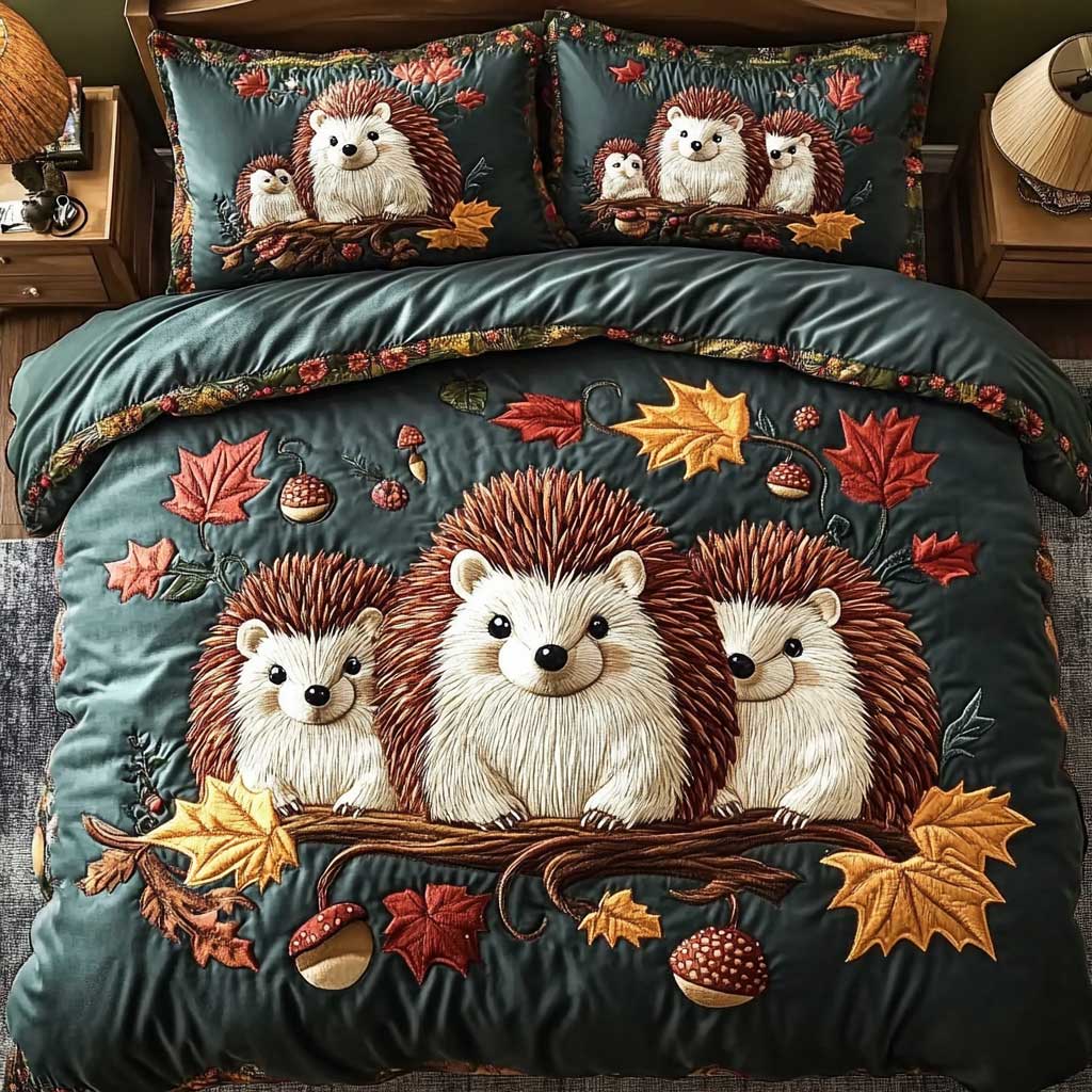 Hedgehog’s Forest Stroll WN1203045CL Duvet Cover Set