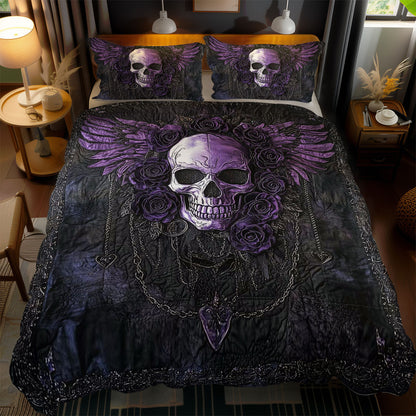 Shadow Wings Skull WN1103149CL Duvet Cover Set