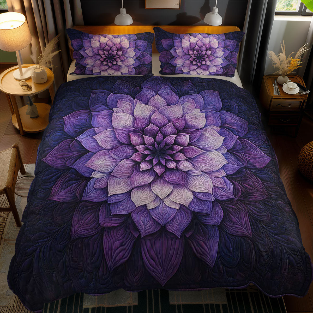 Amethyst Bloom WN1303114CL Duvet Cover Set