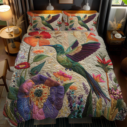 Blooming Hummingbird WN0502054CL Duvet Cover Set