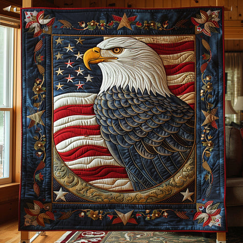 Patriotic Eagle WJ1006006CL Quilt