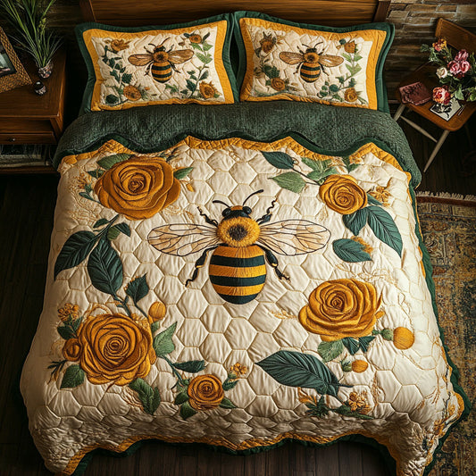 Honey Bee Haven WP0605016CL Duvet Cover Set