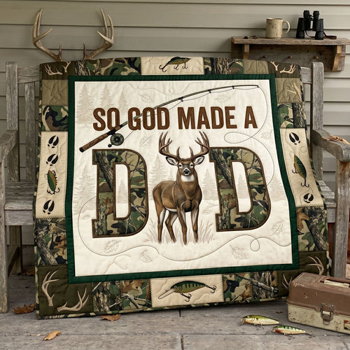 So God Made A Dad WN1106012CL Quilt