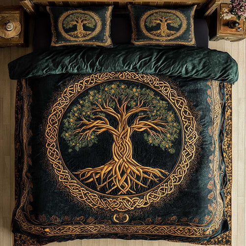 Celtic Tree Of Life Shield WN1904041CL Duvet Cover Set