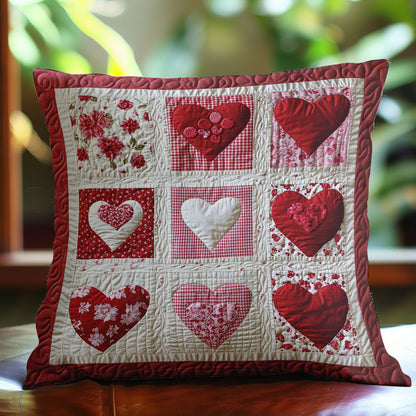 Blossoming Hearts WN1002091CL Quilt Pillow Case