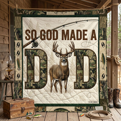 So God Made A Dad WN1106012CL Quilt