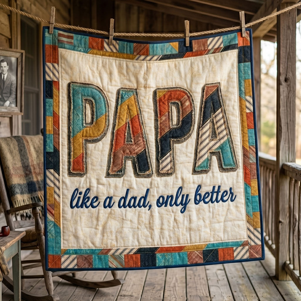 Patchwork Papa Love WN1106007CL Quilt