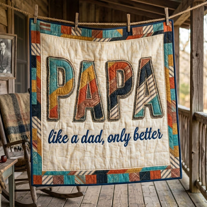 Patchwork Papa Love WN1106007CL Quilt