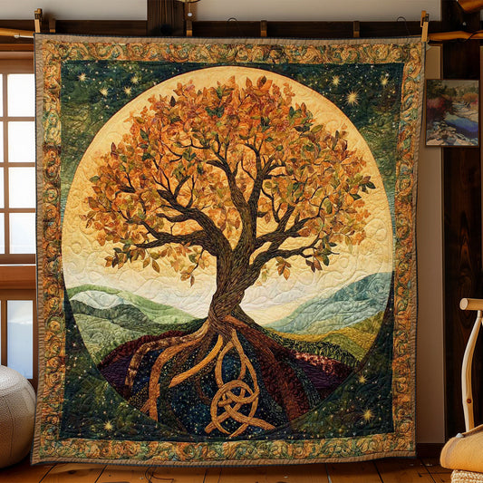 Green Tree Of Life WN0301014CL Quilt