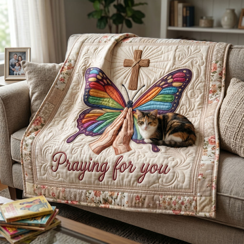 Faith & Hope Prayer Butterfly WN2404004CL Quilt