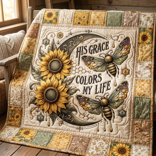 His Grace Colors My Life XR2904011CL Quilt