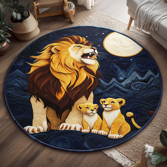 Golden Mane Eclipse WJ2807043CL Quilted Round Mat