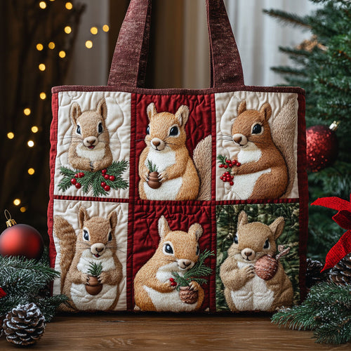 Snuggle Tail CP0111029CL Quilted Tote Bag