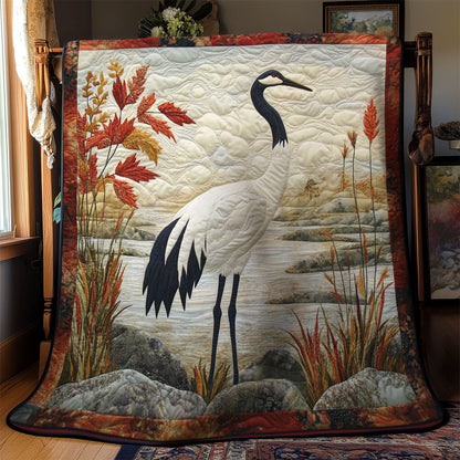 Majestic Crane WN0502034CL Quilt