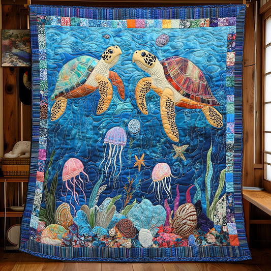 Couple Turtle WP2803039CL Quilt