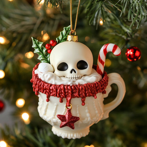 Yuletide Skull CP2411192CL Christmas Ornament