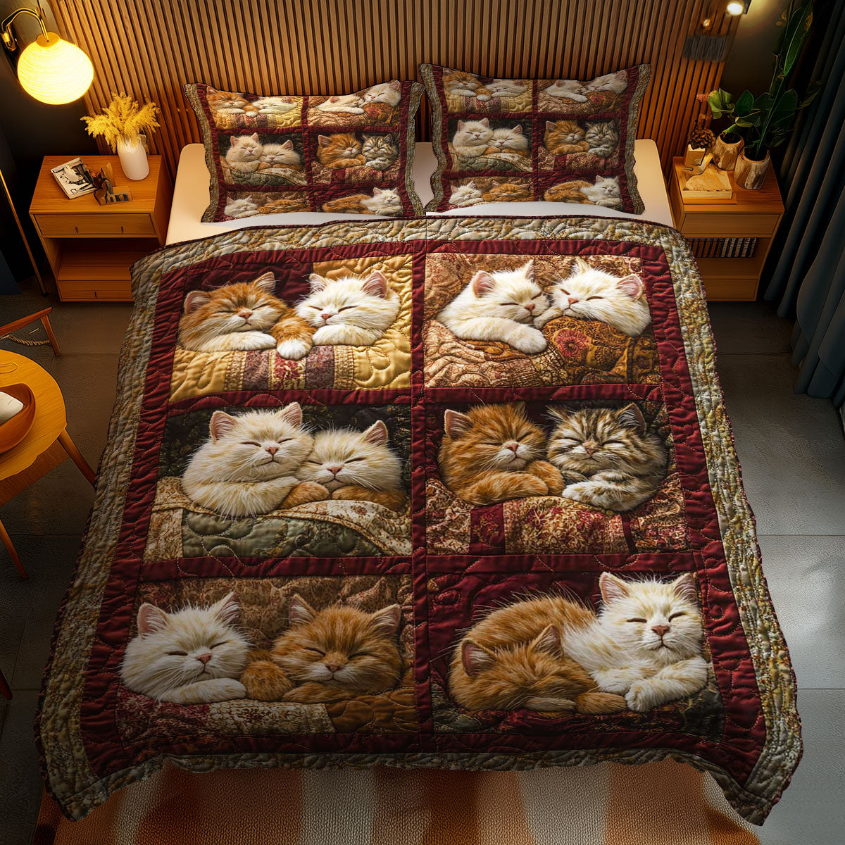 Cozy Cat Nap WN1303131CL Duvet Cover Set