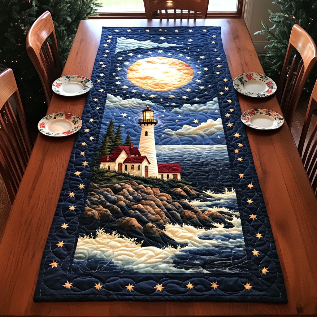 Guided By Starlight WJ1106027CL Quilted Table Runner