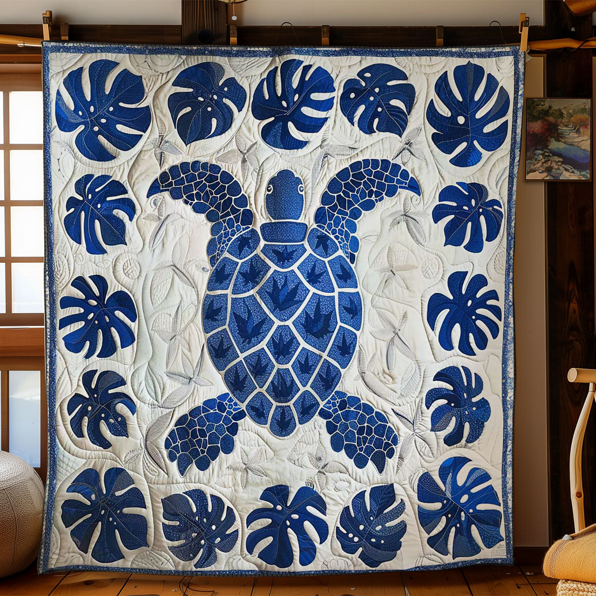 Hawaiian Sacred Turtle WN1303105CL Quilt