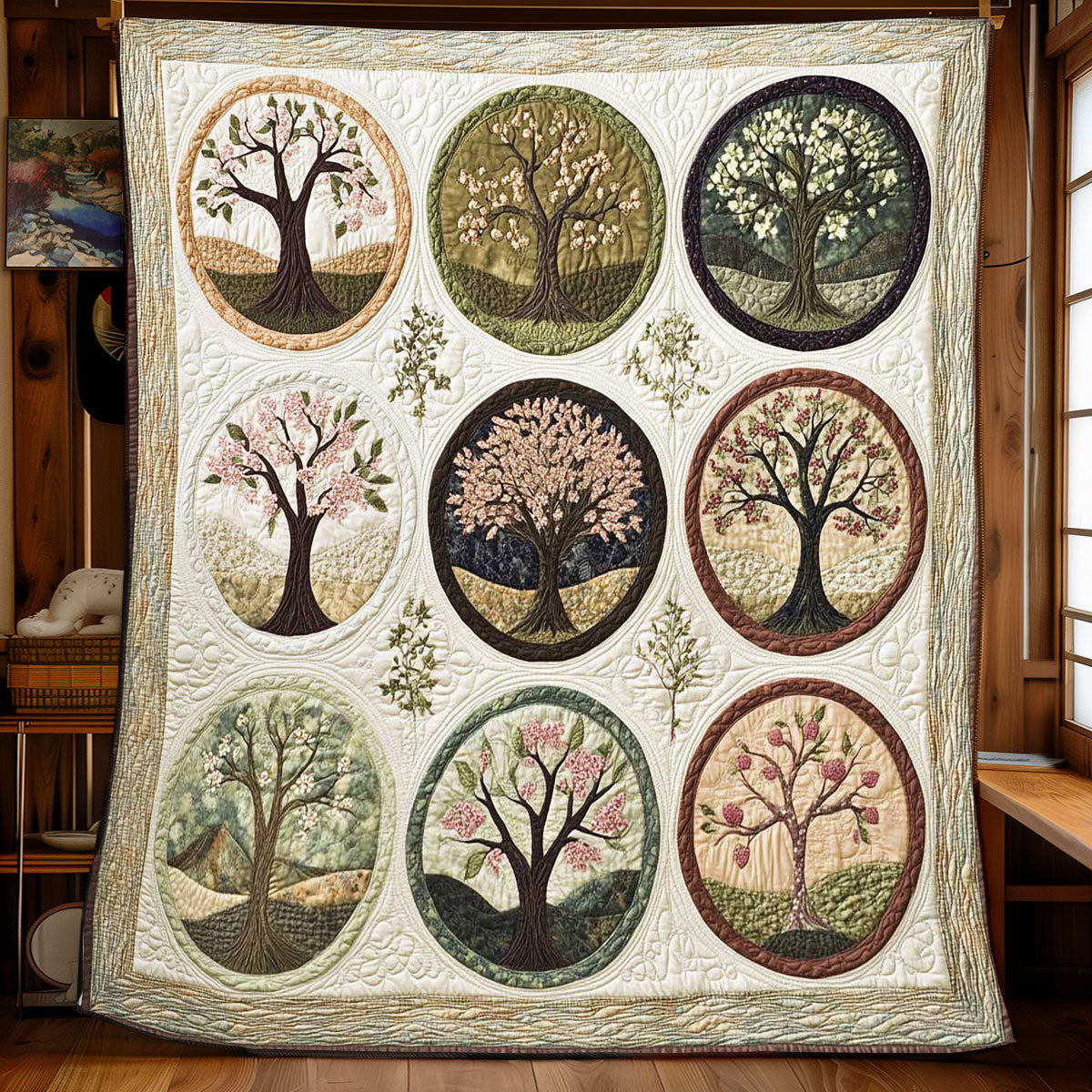 Tree Of Life Collection WP1402086CL Quilt