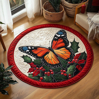 Holly Monarch QA0212029CL Quilted Round Mat