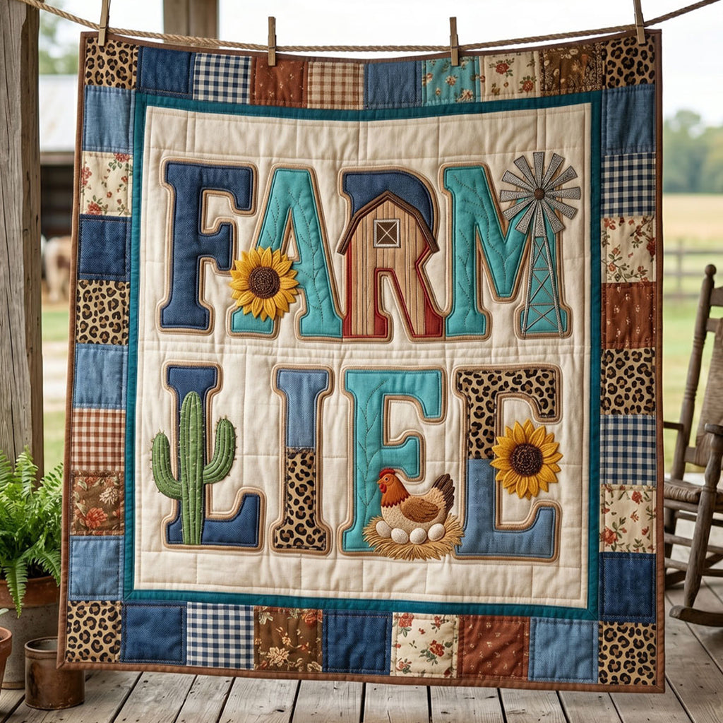 Rustic Farm Love WN2304014CL Quilt