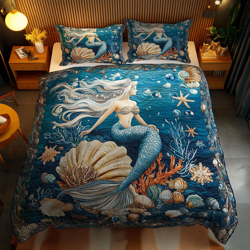 Aqua Mermaid WN0901057CL Duvet Cover Set