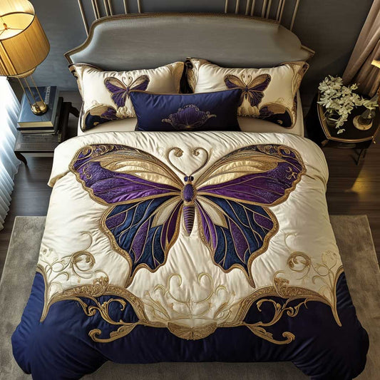 Midnight Butterfly WN2602033CL Duvet Cover Set