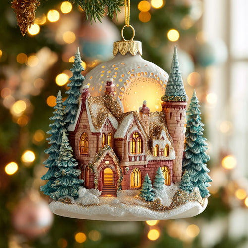 Holiday Village Glow CW1012035CL Christmas Ornament