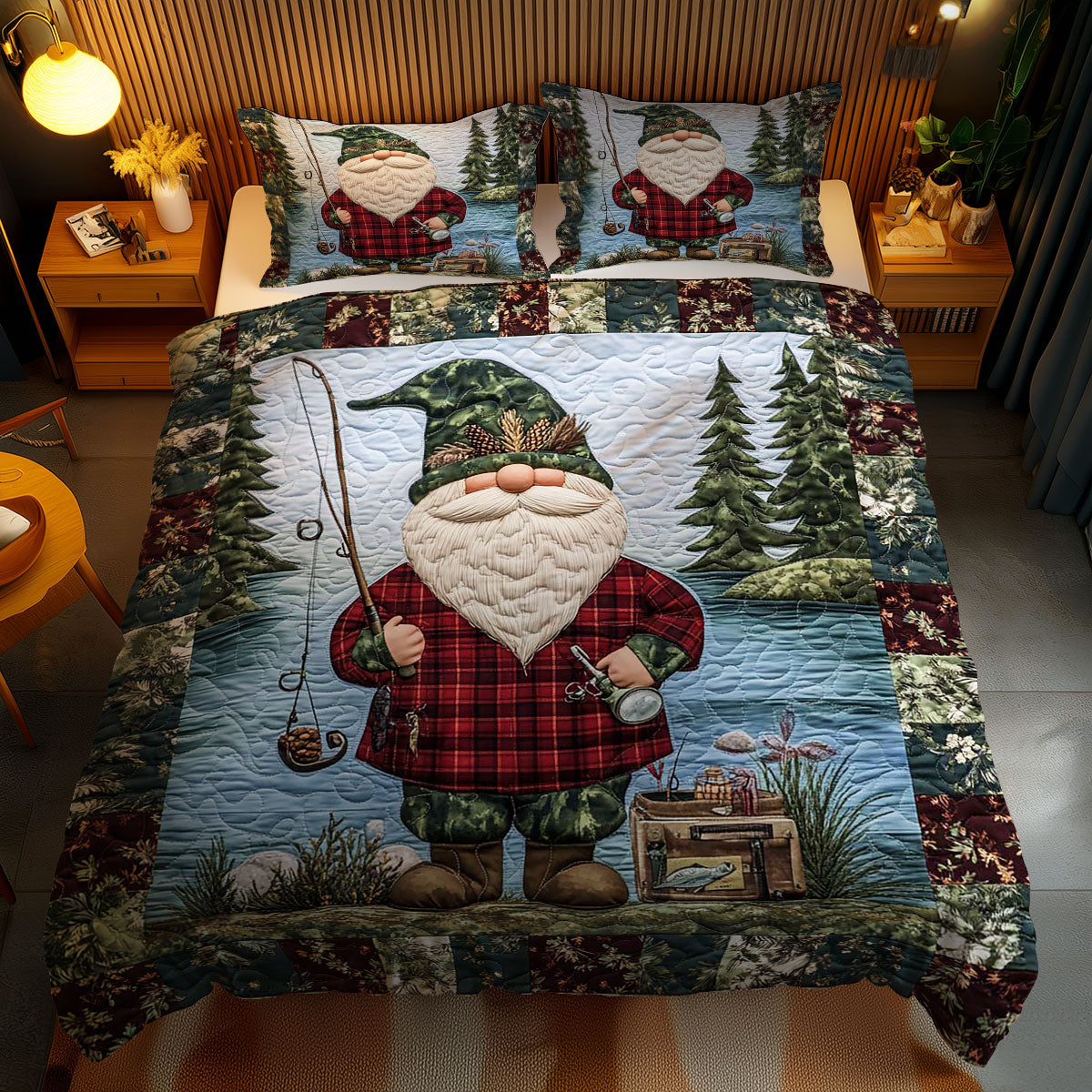 Lakeside Gnome WN0901084CL Duvet Cover Set