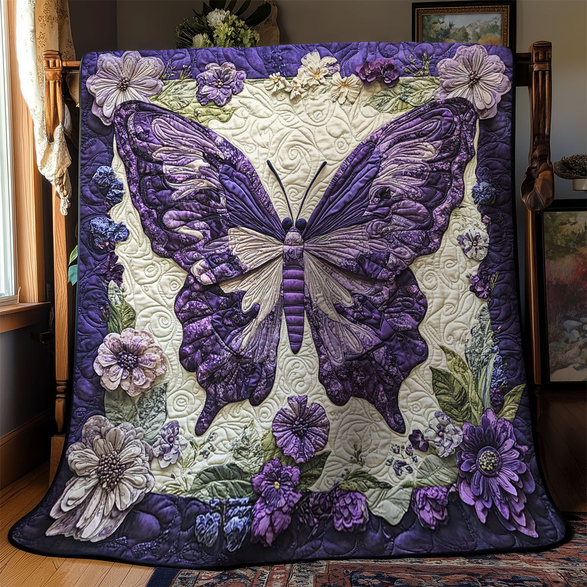 Petal Butterfly WN0601046CL Quilt