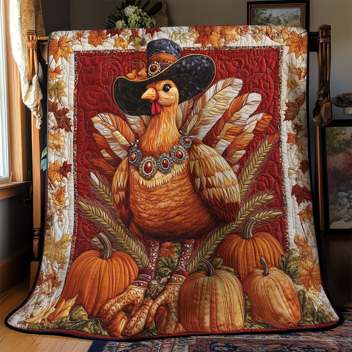 Turkey Harvest Glow WN0801027CL Quilt