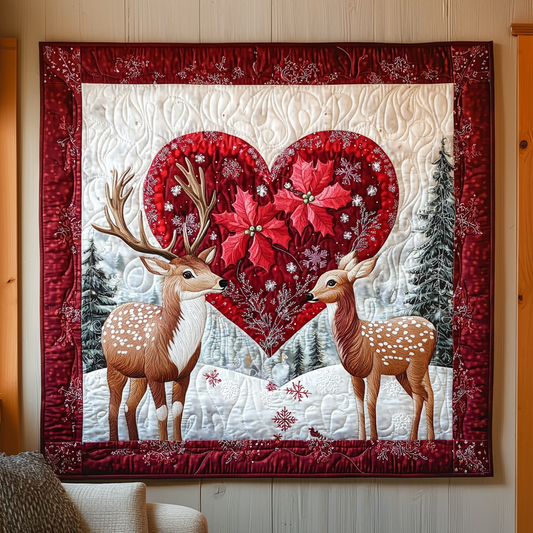 Deer Couple QA0912003CL Quilt