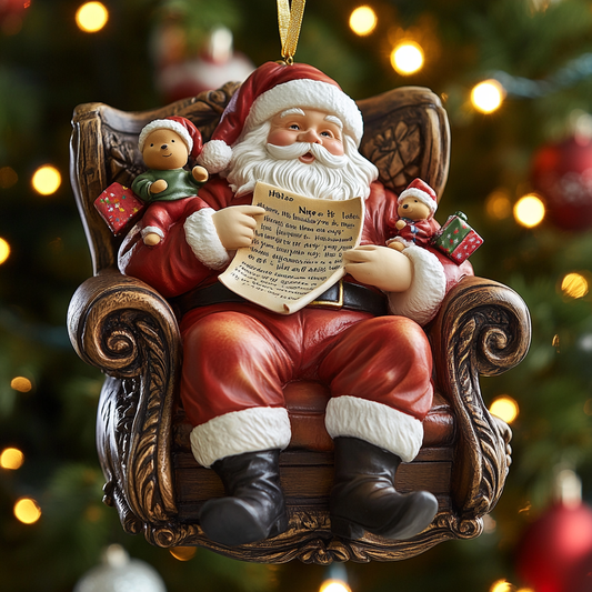 Letter Claus CP2811010CL Christmas Ornament