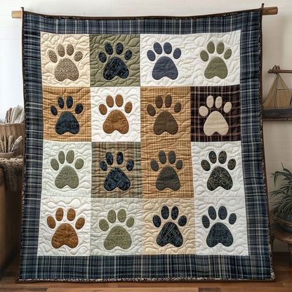 Dog Paw Memory WN1201019CL Quilt