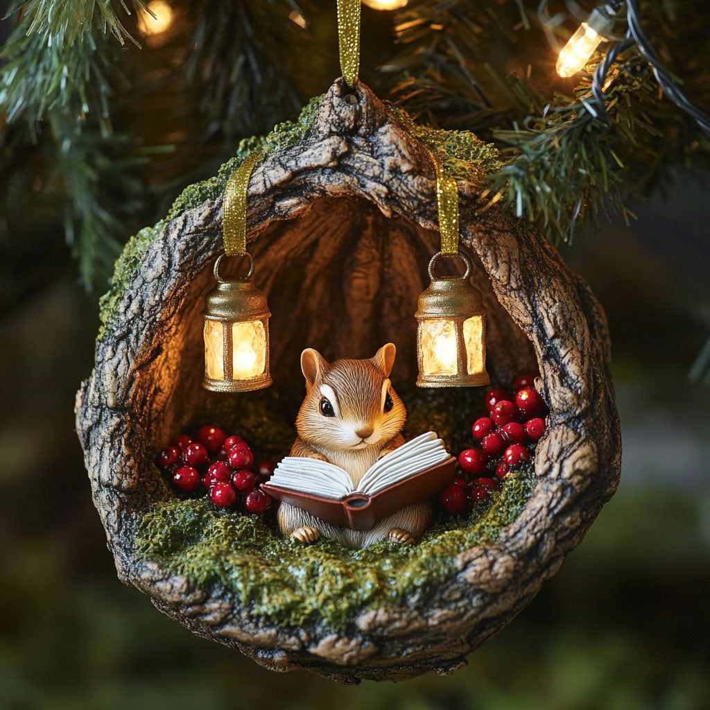 Berry Squirrel CP0312237CL Christmas Ornament