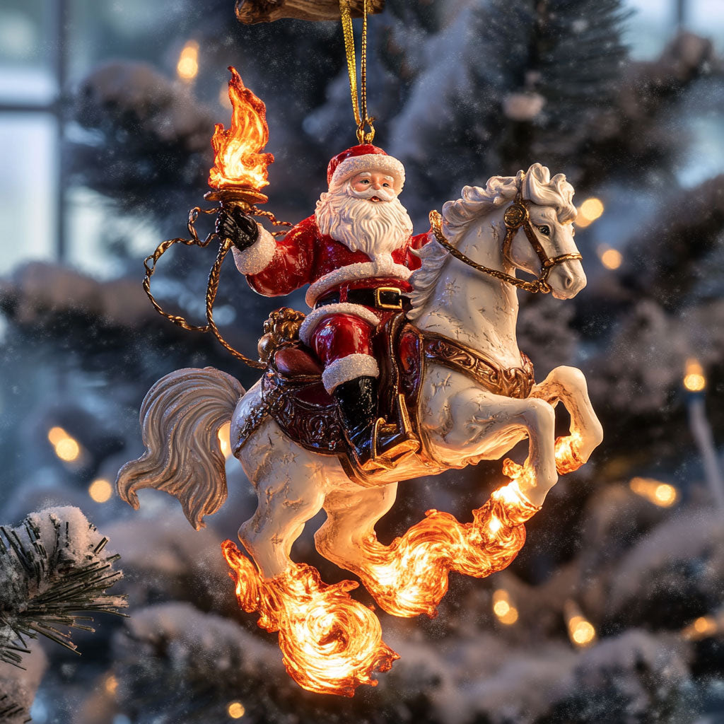 Santa Light Charger WN0312012CL Christmas Ornament
